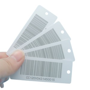 مخصص مطبوعة PVC RFID علامات القمامة لإدارة النفايات