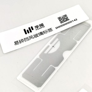 Étiquette de pare-brise RFID inviolable pour véhicules automobiles