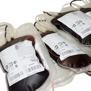 Анти-течни РФИД-ознаки за трага и трага во вреќи со крв