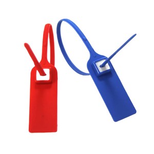 Vetë-mbyllje kabllo sigurie Zip Tie RFID Tag