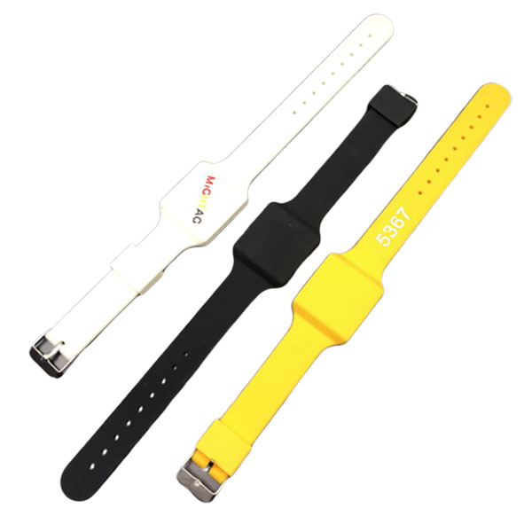 Wholesale Rfid Tag Cost - Long Read Range Silicone RFID RAIN MiGHTAG Wristband – HuaYuan